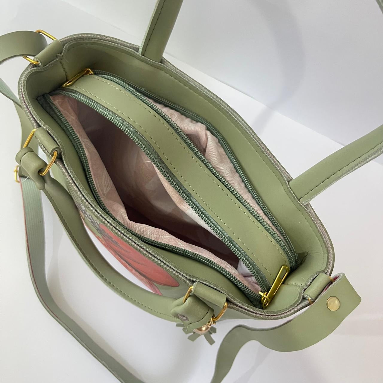 Handbags For Girls latest Printed Hijabi Girl design