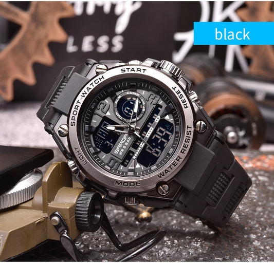 Waterproof digital sports watch for men